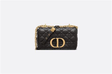 dior caro pouch black|Dior caro bag small.